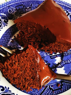 Foto resep Steam Coffee cake moist with chocolate ganache