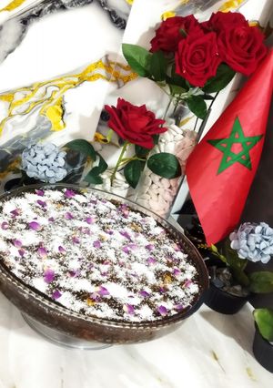 صورة لوصفة كيكة بكريم باتيسري سهلة وبطريقة مبسطة