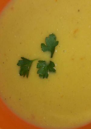 A picture of Yellow Lentil Soup (Crushed).