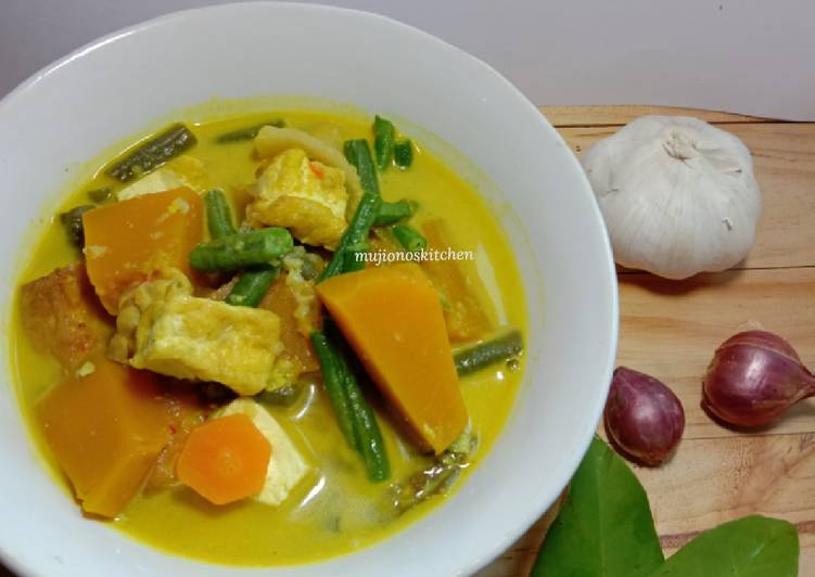 Cara mudah mengolah Sayur Lodeh Labu kuning Anti Gagal