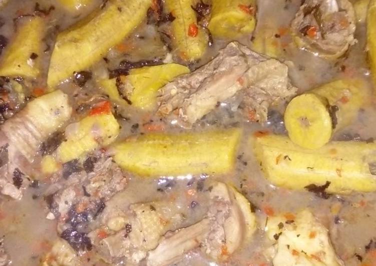 The Simple and Healthy Plantain pepper soup with chicken