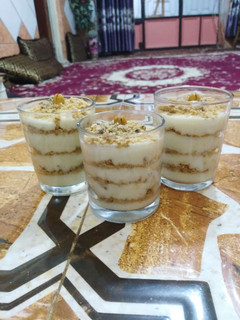 عکسی از دستور دسر فرنی با بیسکویت پتی بور