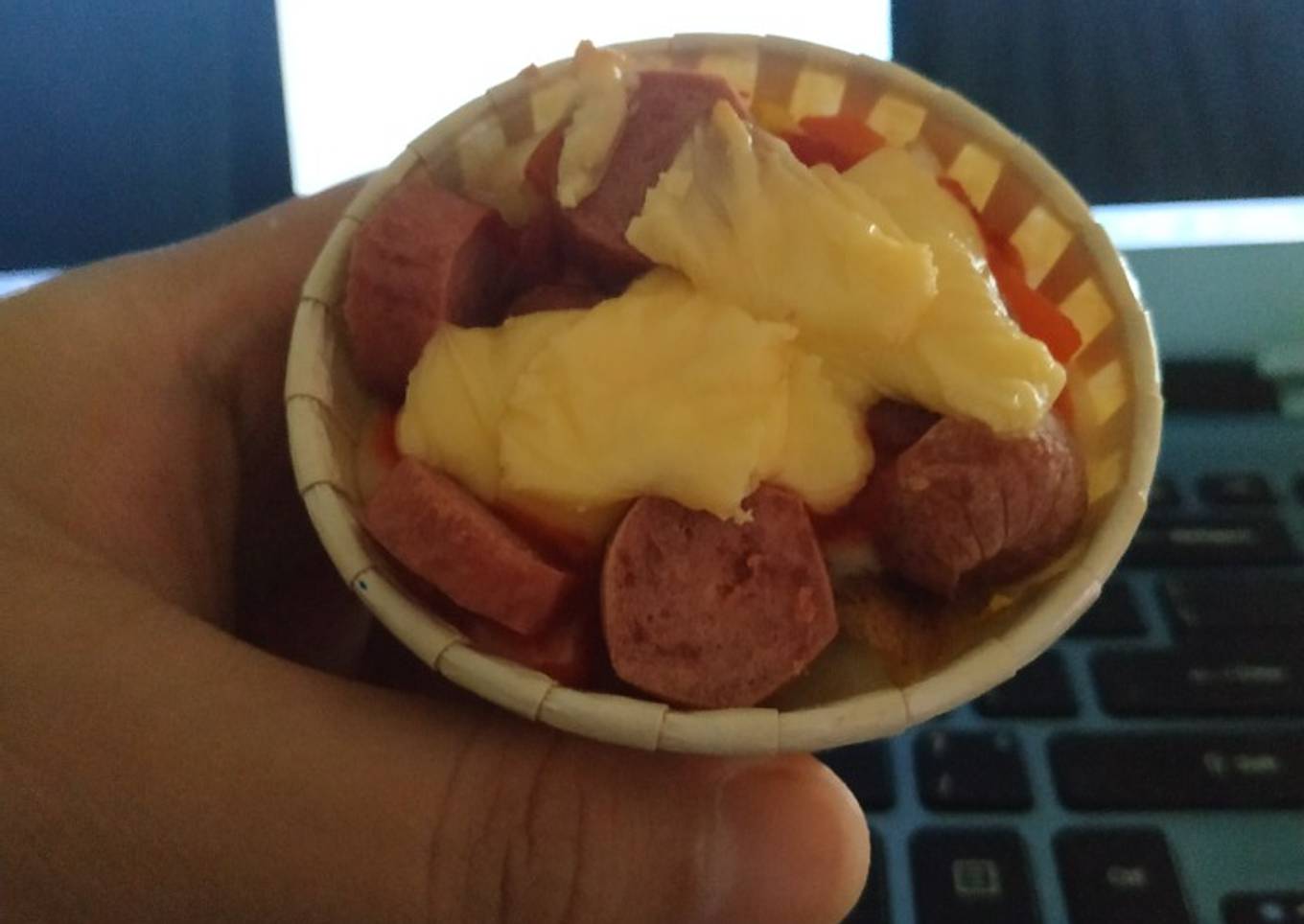 Roti pizza mini bakar udara
