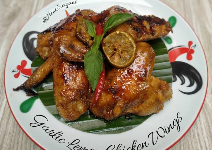 Langkah Mudah untuk Membuat 315. Garlic Lemon Chicken Wings Anti Gagal