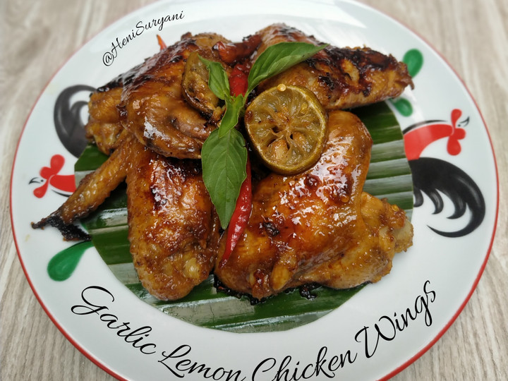 Langkah Mudah untuk Membuat 315. Garlic Lemon Chicken Wings Anti Gagal