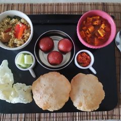Puri-Paneer Angara 😋 A picture of Puri-Paneer Angara 😋.