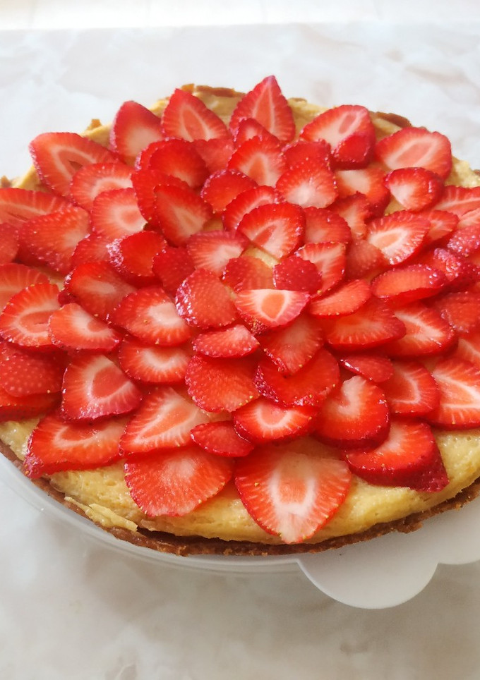 Una foto de Pay de queso sin horno 🍰
