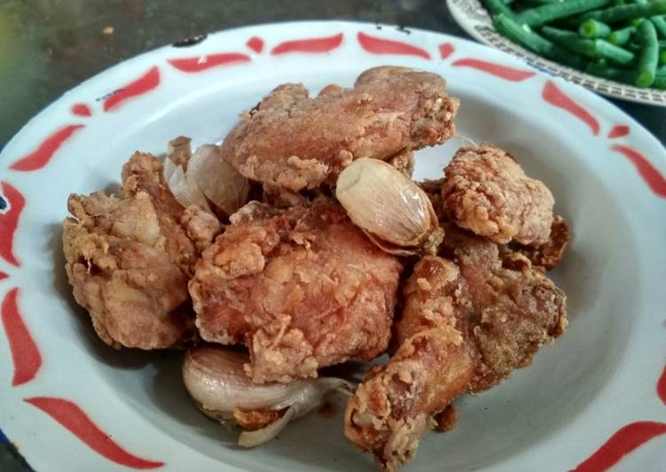 Resep Ayam Goreng Bawang Putih | resep by Xanderskitchen Anti Gagal
