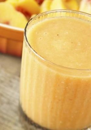 Una foto de Batido de melocotón