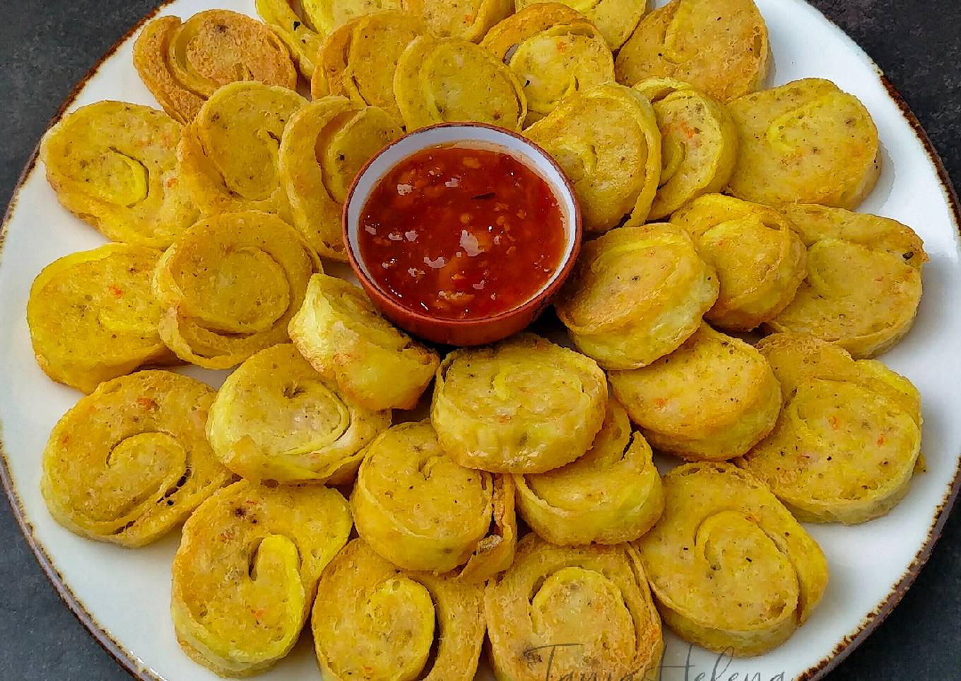 Rollade Tahu Udang Ngohiong