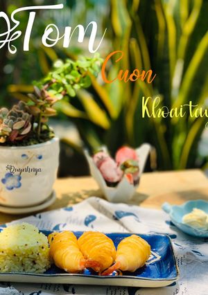 Hình của món Tôm cuộn khoai tây.