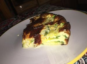 Una foto de Terrina de zapallitos verdes y queso