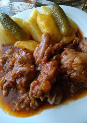 Csülök körömpörkölt recept fotója