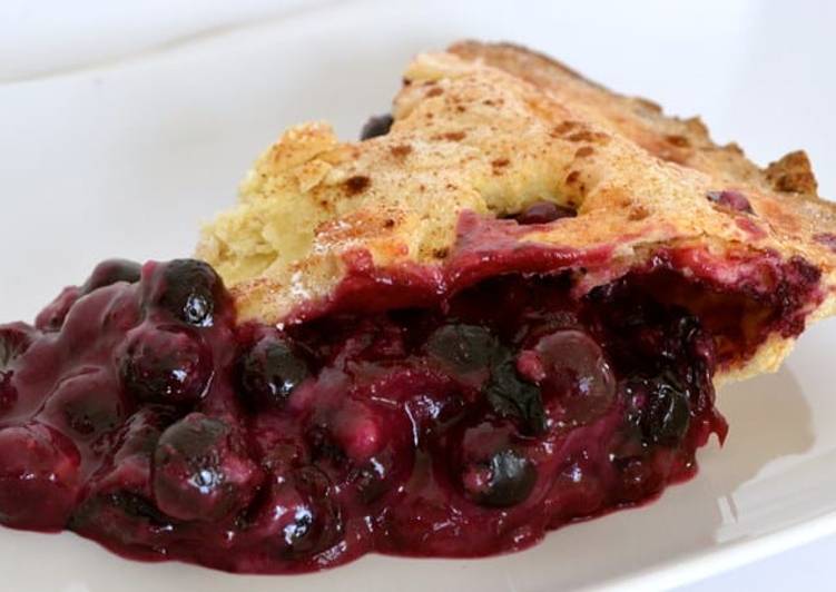 Recipe of Homemade Blueberry Pie