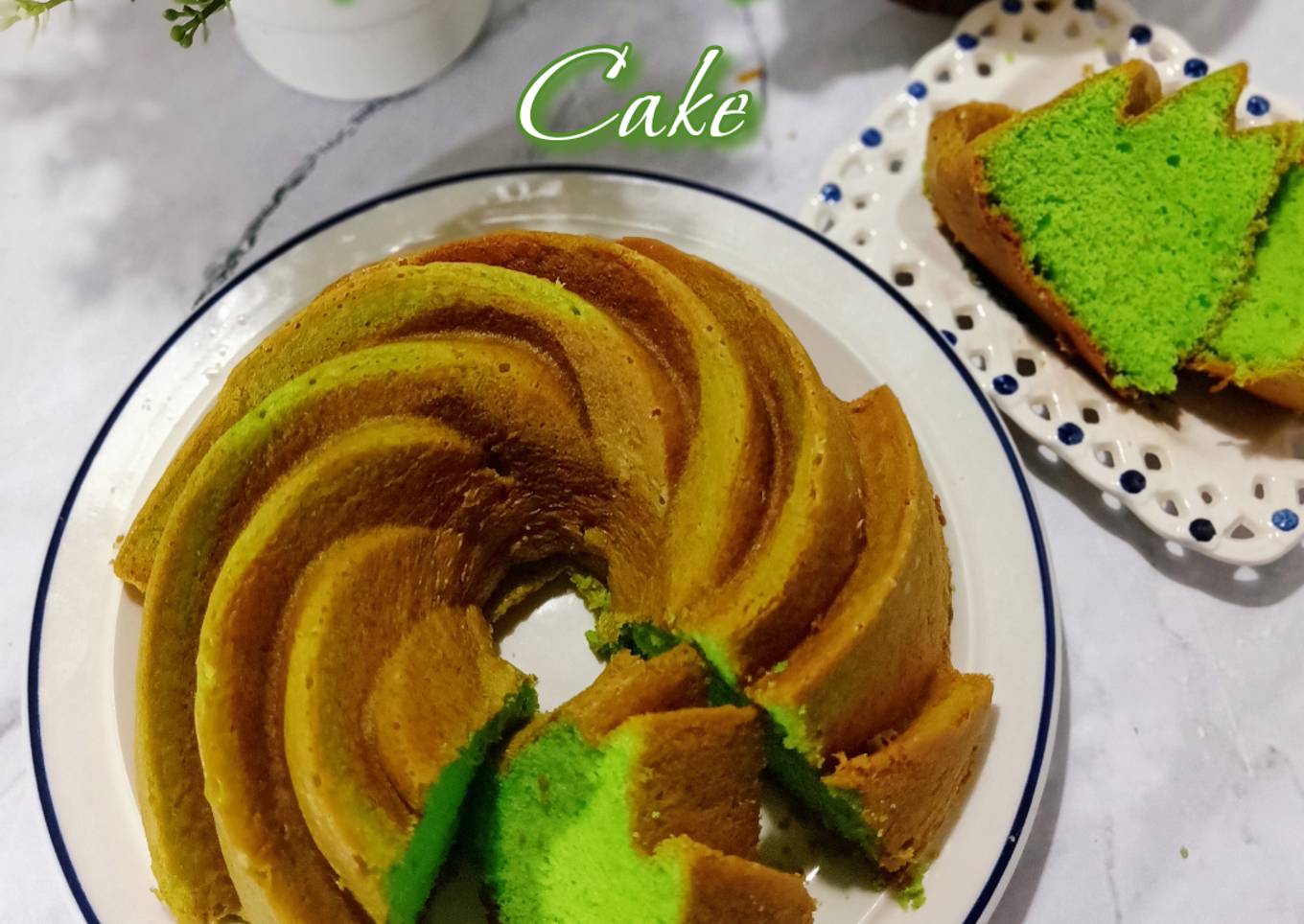 Pandan Butter Cake