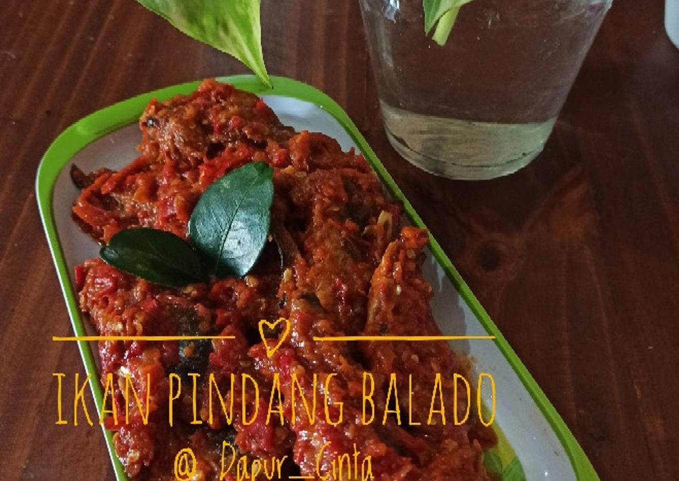 Menu favorit keluarga "IKAN PINDANG BALADO"