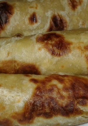 A picture of Soft layerd chapati.
