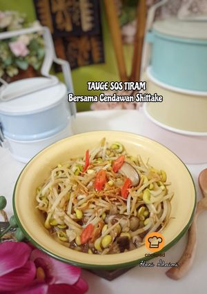 Gambar 4:12:25 - Tauge sos tiram bersama cendawan shittake