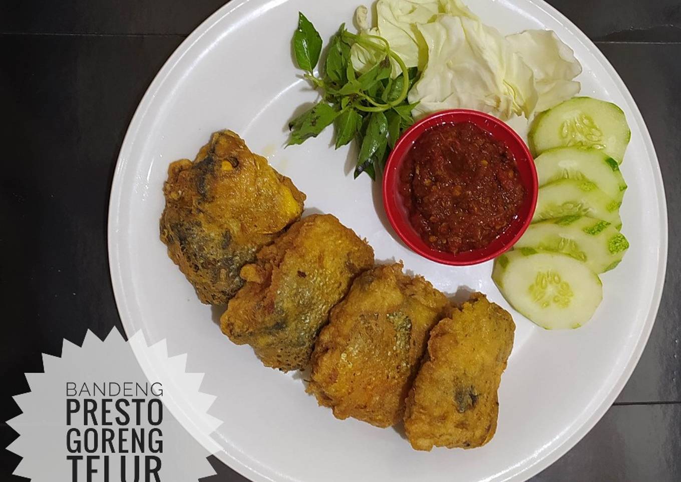 Bandeng Presto Goreng Telur