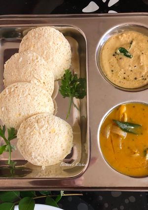 A picture of Moong Dal Idli.