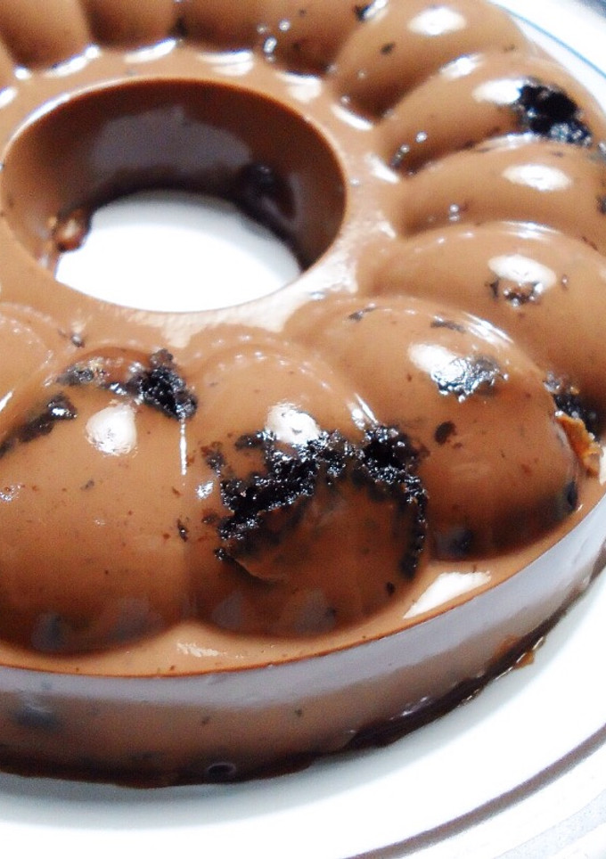 Foto resep Pudding Coklat Oreo