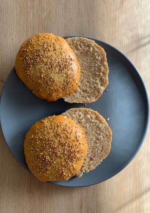 Une photo de Pain à hamburger