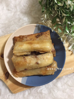 Foto resep Lumpia Pisang Coklat & Caramel