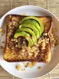 Week 27 GA 3 : French Toast with Almond Praline and Avocado!