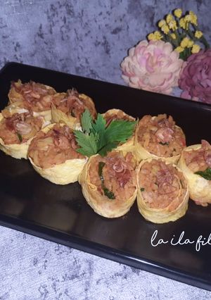 Foto resep Nasi goreng gulung