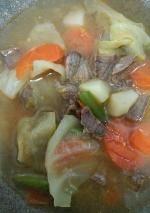 Foto resep SDS alias Sop Daging Sederhana😊😊