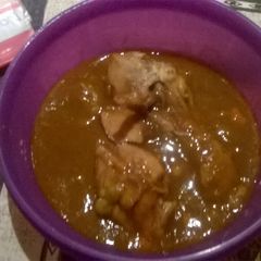 A picture of Chicken gravy.
