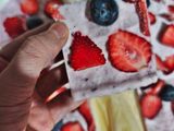Frozen Yogurt & Strawberry Bars (Παγωμένες Μπάρες Γιαουρτιού με Φράουλες) 🍓