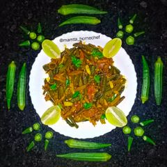 A picture of Bhindi Masala.