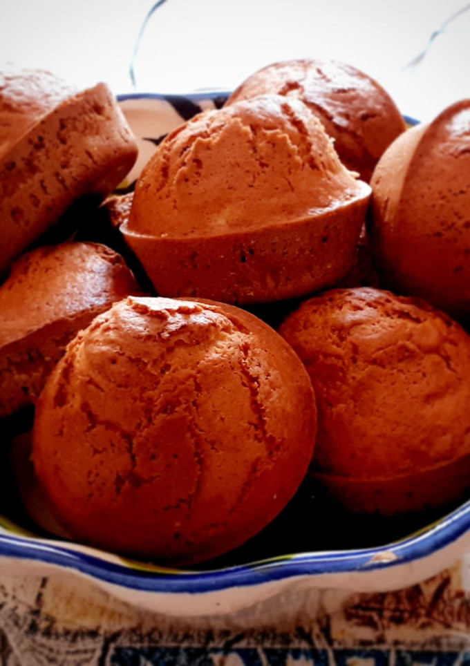Una foto de Muffin de banana con fécula de mandioca