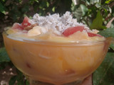 Fruits custard