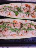 Pizza de zucchini