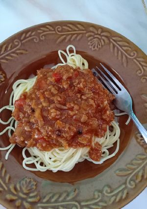 Foto resep Spaghetti ala La Fonte 😀