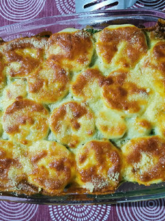 Una foto de Pastel de papas gratinadas