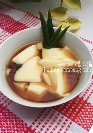 Foto resep Puding kembang tahu