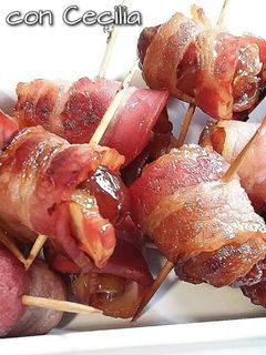 Una foto de Dátiles con bacon