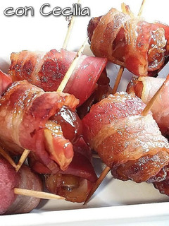 Una foto de Dátiles con bacon