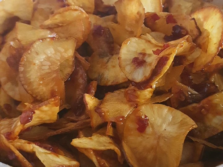 Langkah Gampang Menyiapkan Resep Keripik Singkong Balado yang Lezat Anti Ribet, Mantap