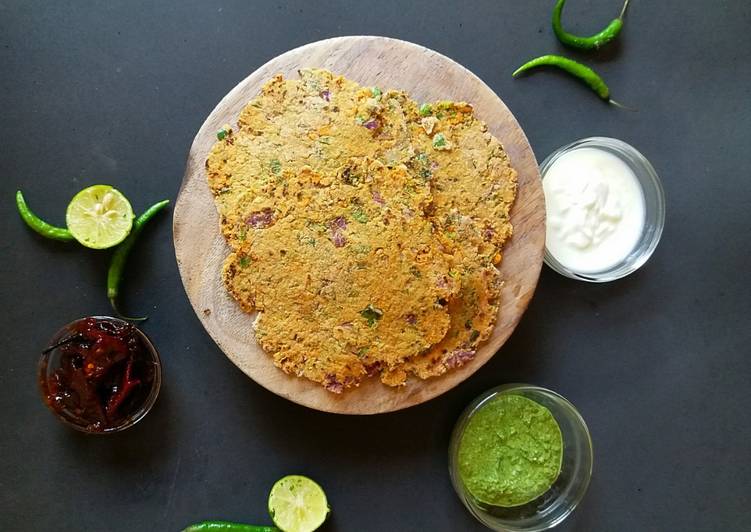 Oats veggies roti