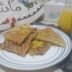 A picture of Grilled filled pockets.