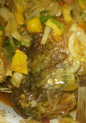 Foto resep Gurami siram saos asam manis pedas