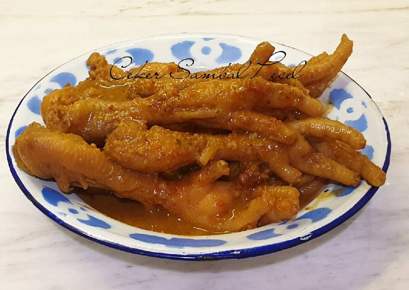 Ceker Sambal Pecel