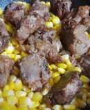 Sườn non chiên giòn xào bắp