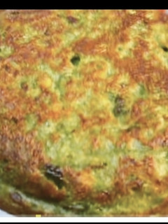 A picture of Salty Peas Pancake.