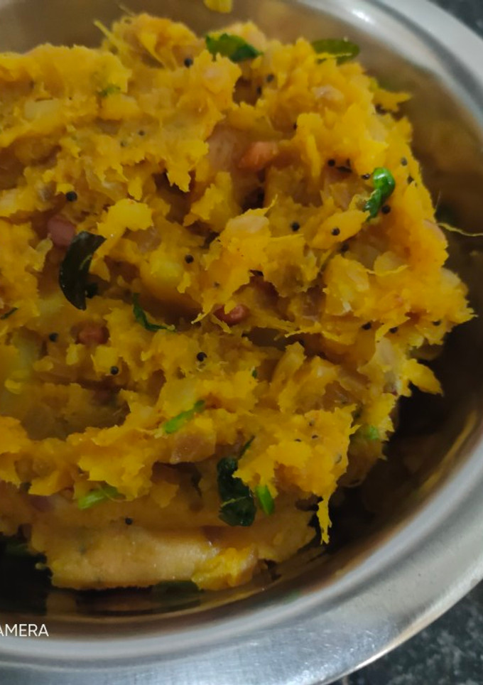 சக்கரவள்ளி கிழங்கு பொடிமாஸ்(sweet potato podimas recipe in tamil) செய்முறை முக்கிய புகைப்படம்