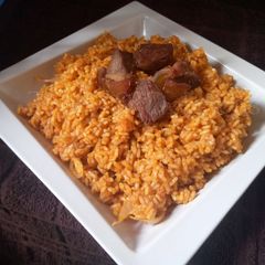 A picture of Jollof Rice 2.